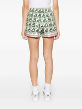 Casablanca Heart Monogram Silk Boxer Shorts