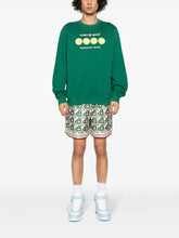 Casablanca Heart Monogram Silk Shorts