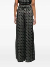 Casablanca Heart Monogram Silk Trousers