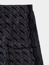 Casablanca Heart Monogram Silk Trousers