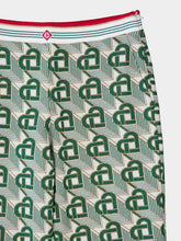 Casablanca Heart-Motif High-Waisted Trousers