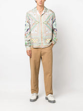 Casablanca Le Labyrinthe-Print Silk Shirt