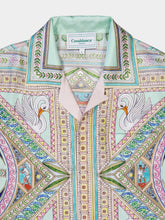 Casablanca Le Labyrinthe-Print Silk Shirt