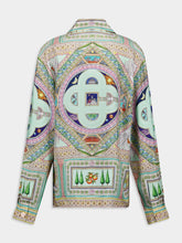 Casablanca Le Labyrinthe-Print Silk Shirt