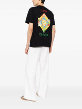 Casablanca Les Elements-Print Cotton T-shirt