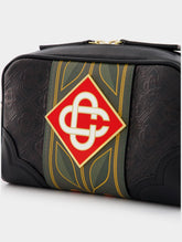 Casablanca Logo-Plaque Crossbody Leather Bag