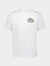 Casablanca Logo-Print Organic-Cotton T-Shirt