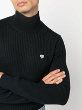 Casablanca Ribbed-Knit High-Neck Wool Jumper