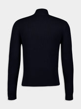 Casablanca Ribbed-Knit High-Neck Wool Jumper