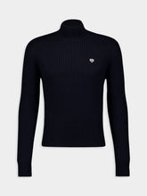 Casablanca Ribbed-Knit High-Neck Wool Jumper