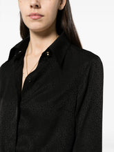 Casablanca Straight-Point Colar Silk Shirt