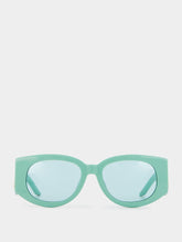 Casablanca The Memphis Oval-Frame Sunglasses