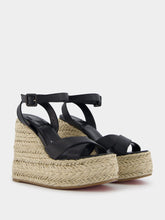 Christian Louboutin Mariza Zeppa Black Wedges