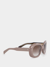 Cutler and Gross 9383 Taupe Round Sunglasses