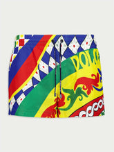 Dolce & Gabbana Abstract-Print Swim Shorts