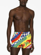 Dolce & Gabbana Abstract-Print Swim Shorts