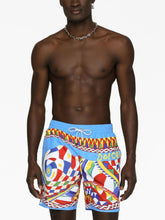 Dolce & Gabbana Abstract-Print Swim Shorts