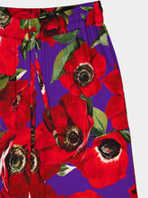 Dolce & Gabbana Anemone Print Flared Pants