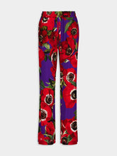 Dolce & Gabbana Anemone Print Flared Pants