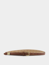 Dolce & Gabbana Buckled Leather Belt With Logo Tag