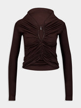 Dolce & Gabbana Cammello Ruched Top