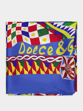 Dolce & Gabbana Carretto-Print Twill Scarf