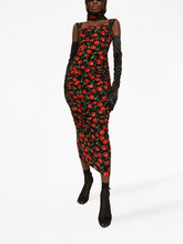 Dolce & Gabbana Cherry-Print Midi Dress