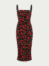 Dolce & Gabbana Cherry-Print Midi Dress