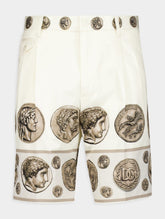 Dolce & Gabbana Coin Print Bermuda Shorts