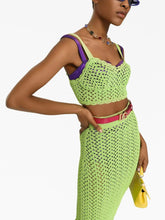 Dolce & Gabbana Crochet-Knit Bralette Top