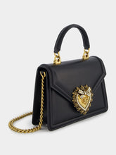 Dolce & Gabbana Devotion Black Leather Mini Handbag