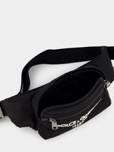 Dolce & Gabbana Embossed-Logo Black Belt Bag