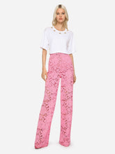 Dolce & Gabbana Floral Lace Flared Trousers