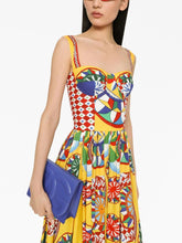 Dolce & Gabbana Graphic-Print Midi Dress