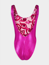 Dolce & Gabbana High-Shine One-Piece Swimsuit