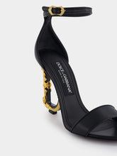 Dolce & Gabbana Keira Baroque Logo 105mm Sandals
