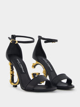 Dolce & Gabbana Keira Baroque Logo 105mm Sandals