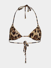 Dolce & Gabbana Leopard Print Bikini Top