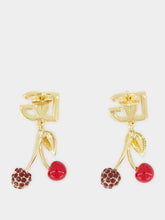Dolce & Gabbana Logo-Lettering Drop Earrings