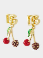 Dolce & Gabbana Logo-Lettering Drop Earrings