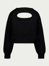 Dolce & Gabbana Logo-Plaque Cut-Out Jumper
