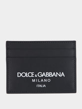 Dolce & Gabbana Logo-Print Leather Card Holder
