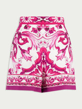 Dolce & Gabbana Majolica-Print Cotton Shorts