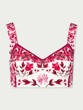 Dolce & Gabbana Majolica-Print Crop Top