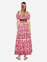 Dolce & Gabbana Majolica-Print Maxi Skirt