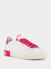 Dolce & Gabbana Portofino Vintage Leather Low-Top Sneakers