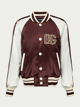 Dolce & Gabbana Satin Jacket With DG Appliqué