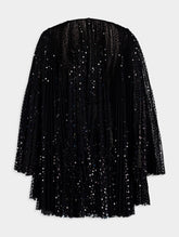 Dolce & Gabbana Sequin-Embellished Short Pleated Dress