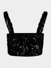 Dolce & GabbanaSequined Crop Top With Straps at Fashion Clinic