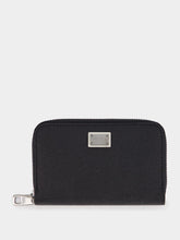 Dolce & Gabbana Small Calfskin Zip-Around Logo Tag Wallet